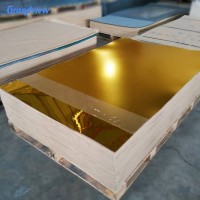 High Reflective Gold Acrylic Mirror Sheet Two Way Mirror Acrylic