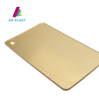 DZSDM07 hot sale gold plastic mirror acrylic cheet