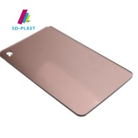 SDDZM08 Multicolor Choose Rose Gold Silver Plastic Acrylic Mirror Sheet