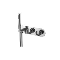 Marble handle bathroom hand shower set Artificial marble hand shower marble handle brushed nickel bath hand shower set